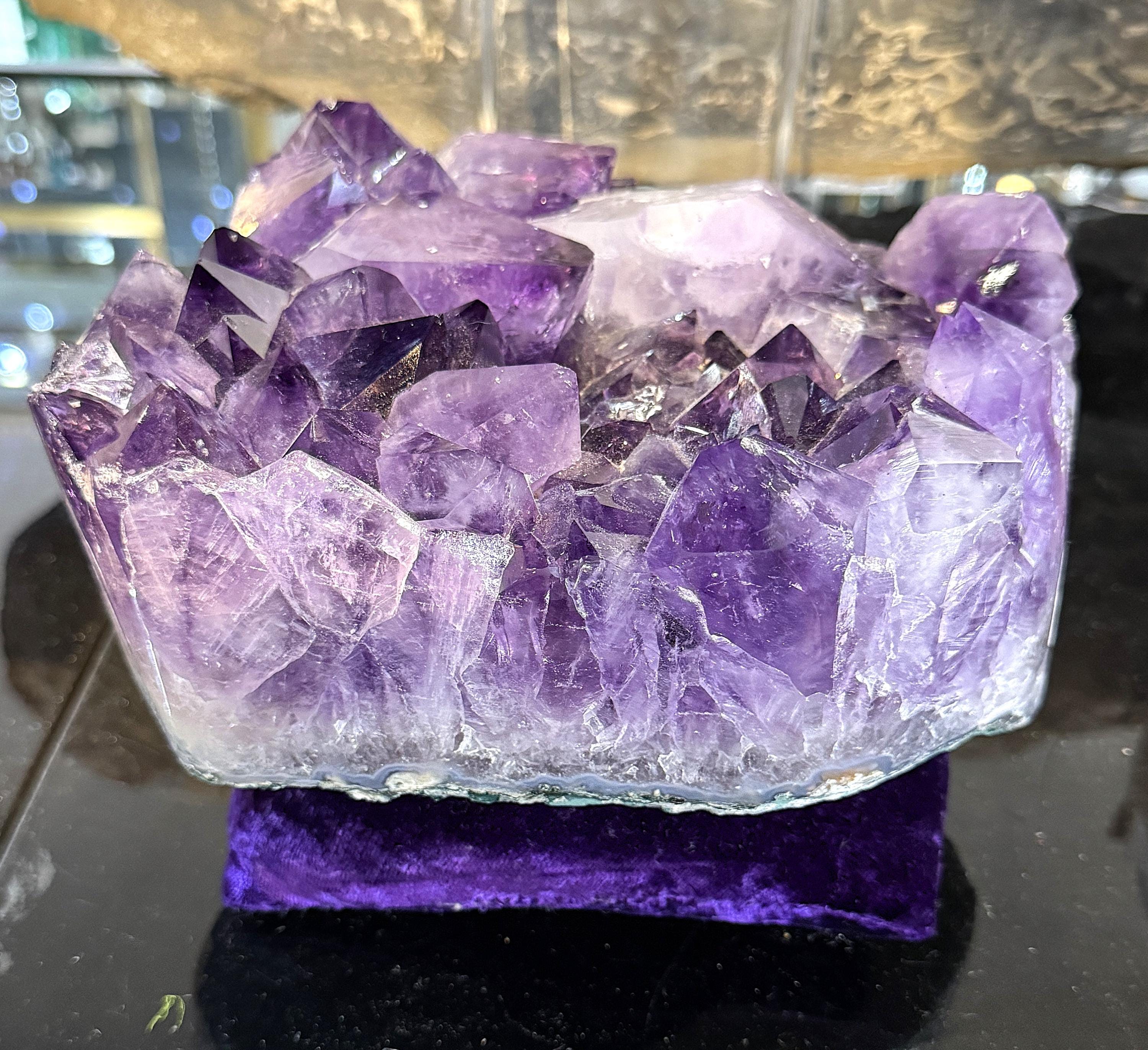 673G Uruguay Amethyst Crystal Specimen